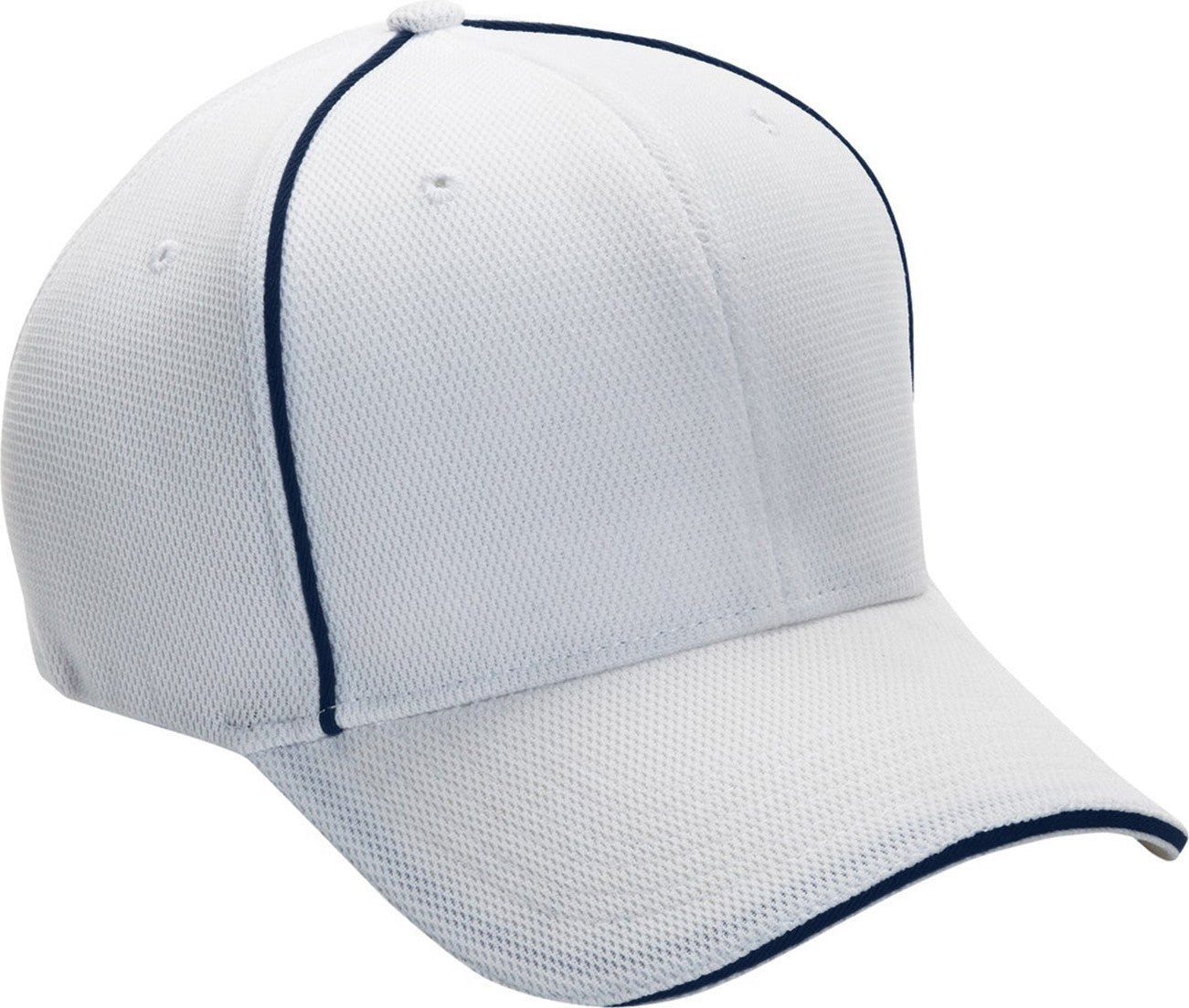 Cobra Cap Cmx 6 Panel Structured 100% Poly - White Navy
