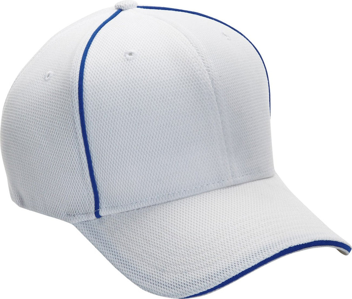 Cobra Cap Cmx 6 Panel Structured 100% Poly - White Royal