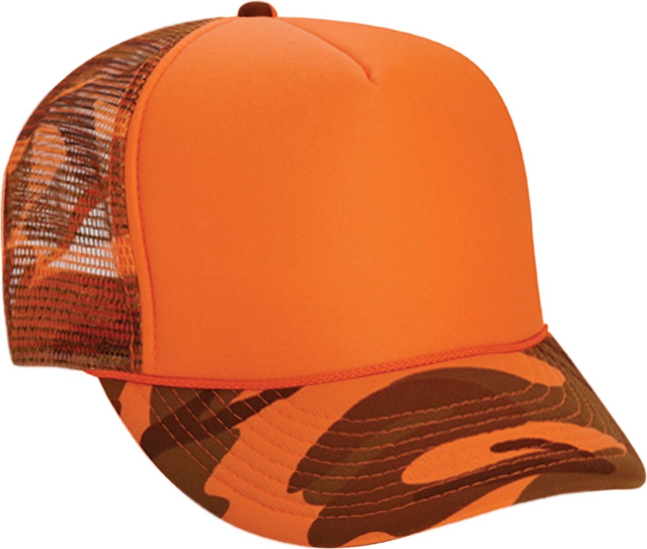 Cobra Cap Csm Camo Summer Mesh Back - Orange