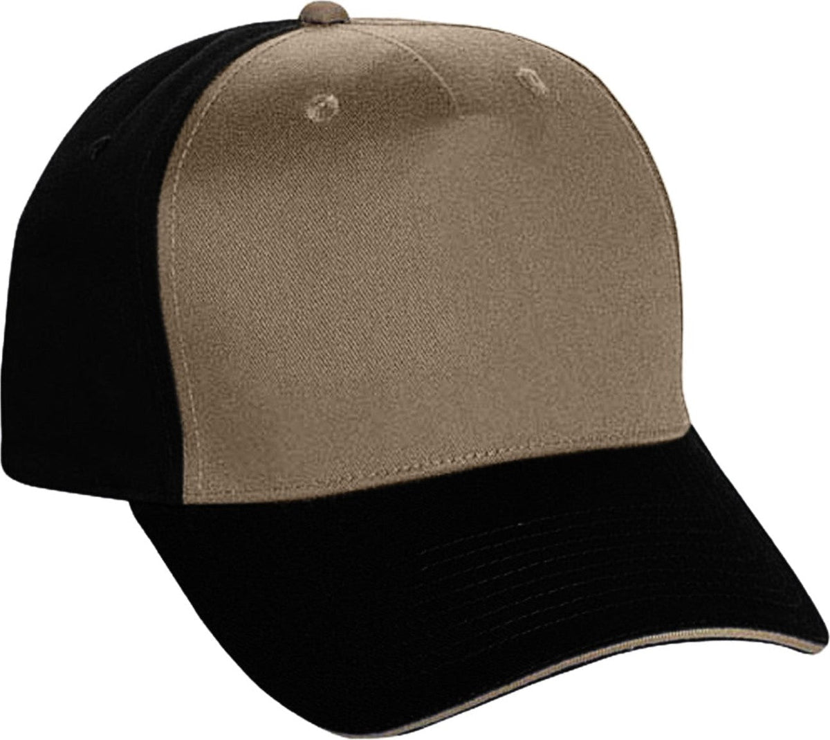 Cobra Cap Eco-5 5 Panel Recycled Pet Eco Friendly - Khaki Black