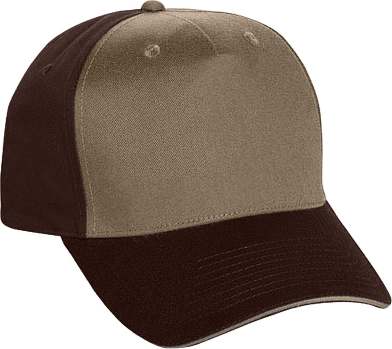 Cobra Cap Eco-5 5 Panel Recycled Pet Eco Friendly - Khaki Brown