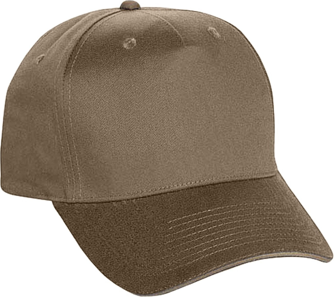 Cobra Cap Eco-5 5 Panel Recycled Pet Eco Friendly - Khaki