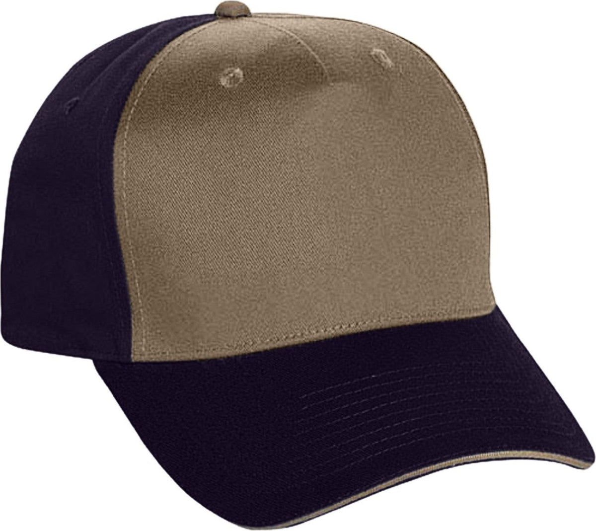 Cobra Cap Eco-5 5 Panel Recycled Pet Eco Friendly - Khaki Navy - Khakinavy