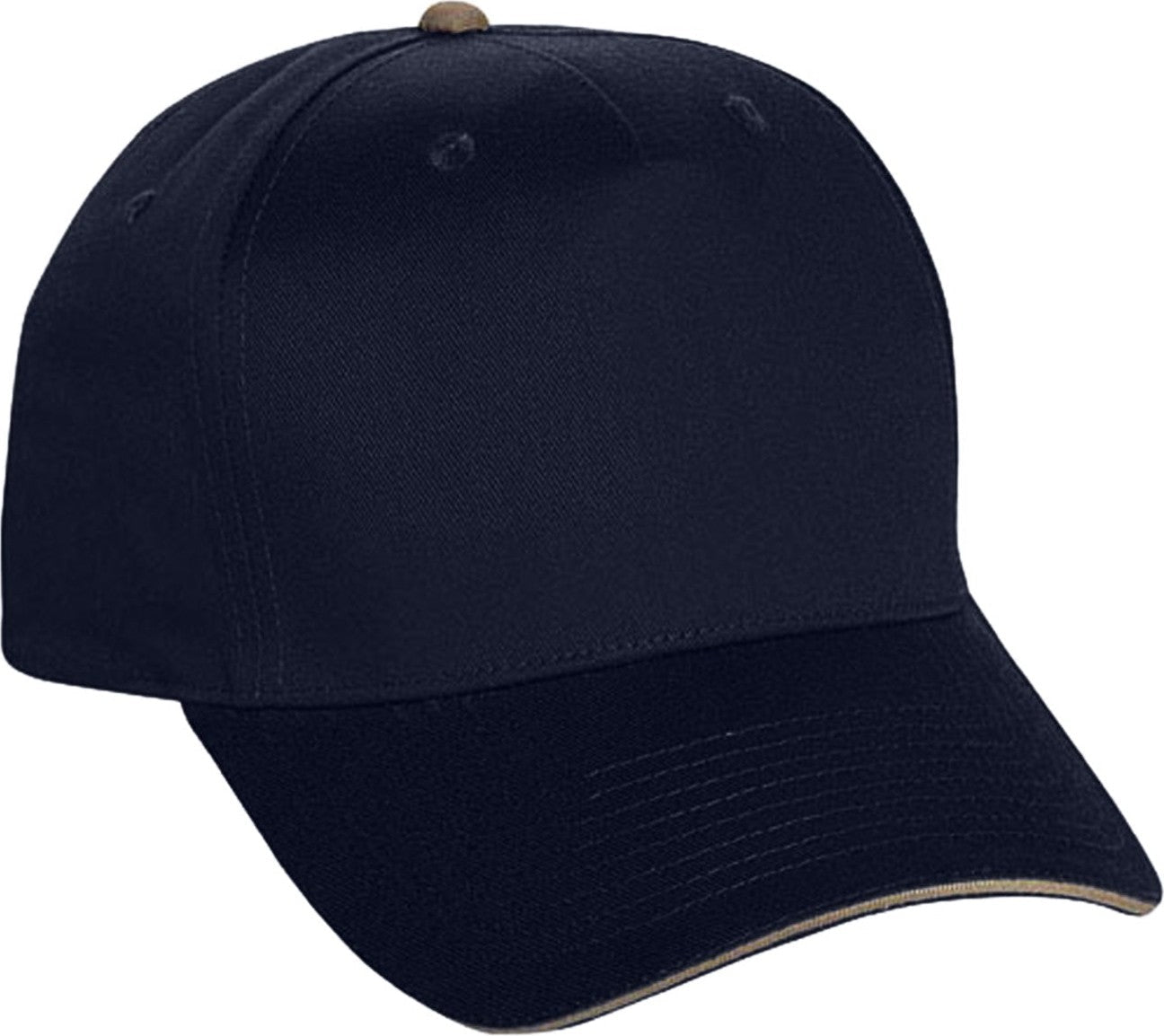 Cobra Cap Eco-5 5 Panel Recycled Pet Eco Friendly - Navy Khaki