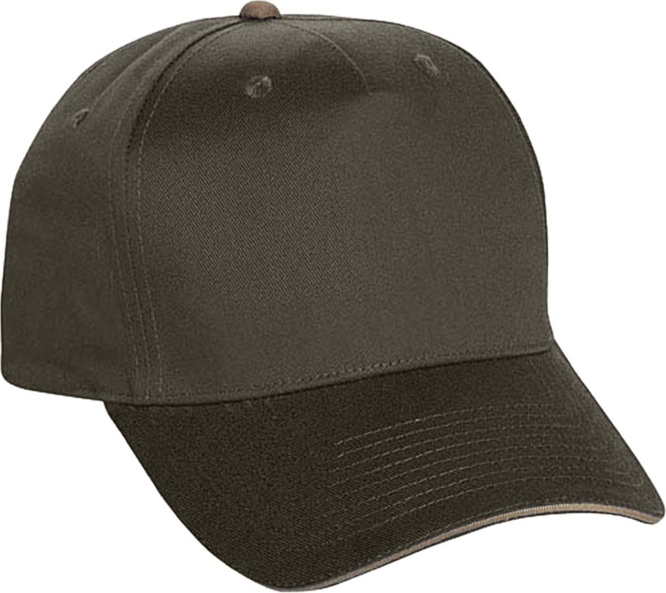 Cobra Cap Eco-5 5 Panel Recycled Pet Eco Friendly - Olive Khaki