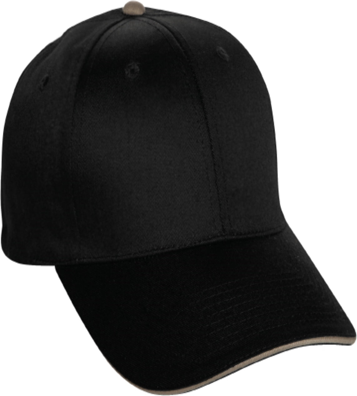 Cobra Cap Eco-6 6 Panel Recycled Pet Eco Friendly - Black Khaki - Blackkhaki