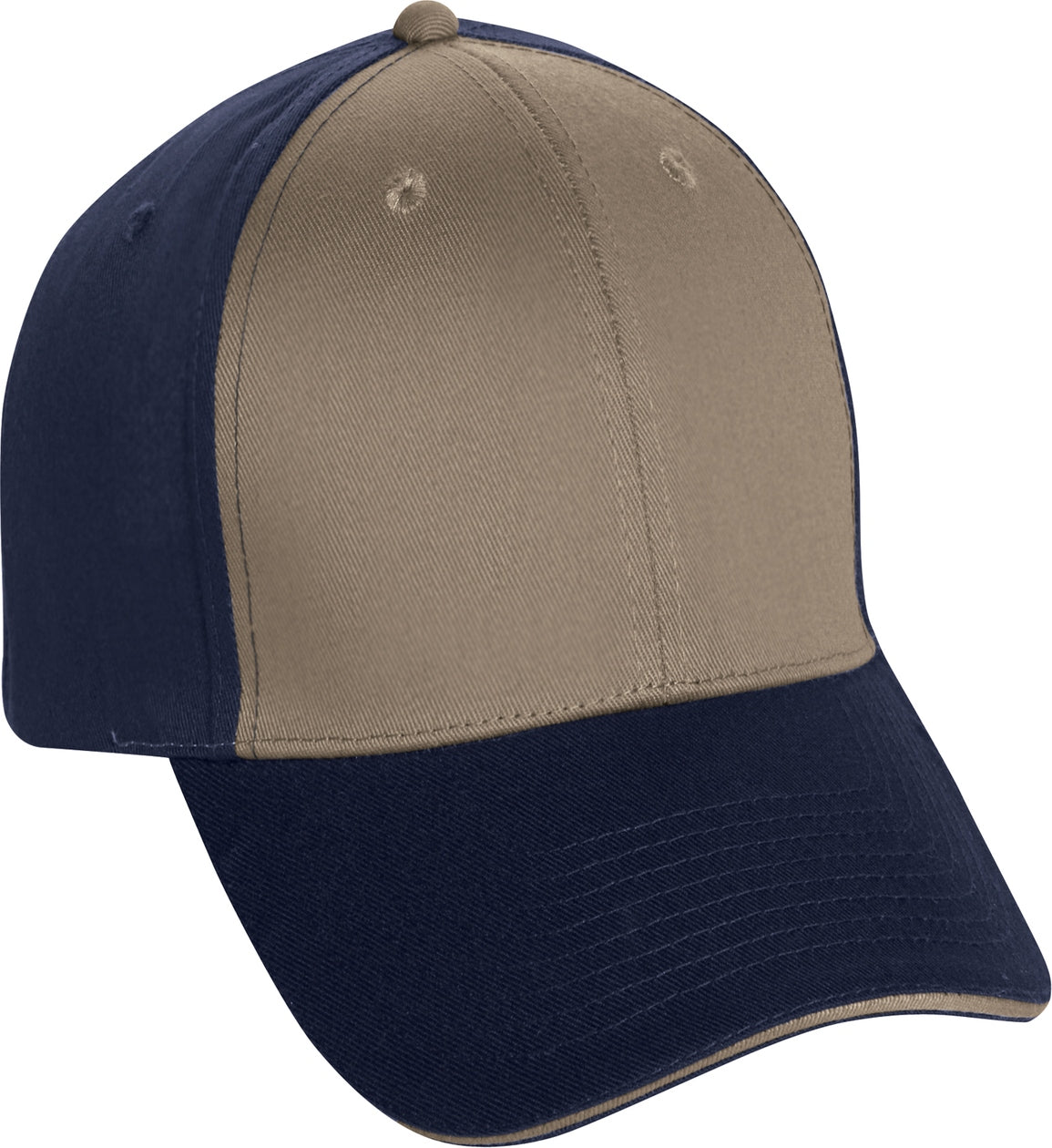 Cobra Cap Eco-6 6 Panel Recycled Pet Eco Friendly - Khaki Navy