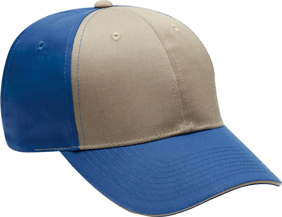Cobra Cap Eco-6 6 Panel Recycled Pet Eco Friendly - Khaki Royal