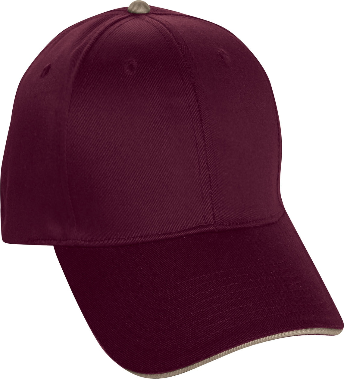 Cobra Cap Eco-6 6 Panel Recycled Pet Eco Friendly - Maroon Khaki