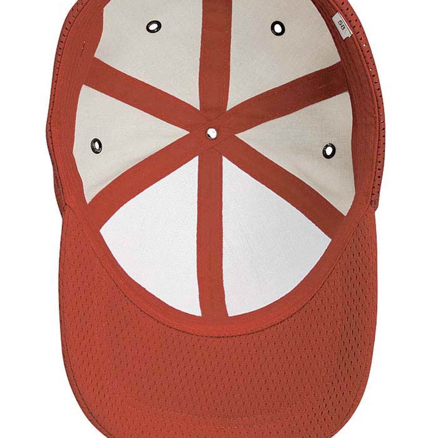 Cobra Cap Egm 6 Panel Structured Edged Mesh - Black Orange