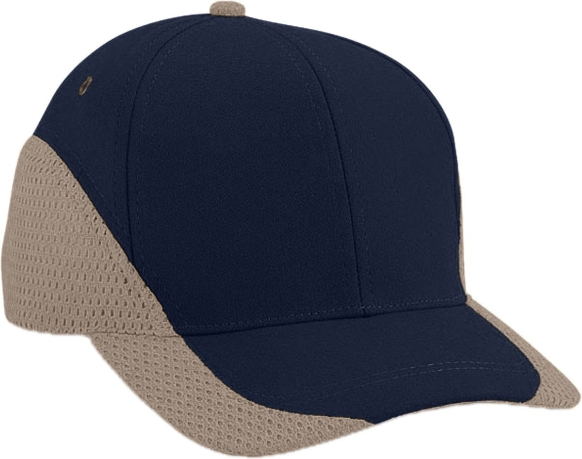 Cobra Cap Egm 6 Panel Structured Edged Mesh - Navy Khaki - Navykhaki