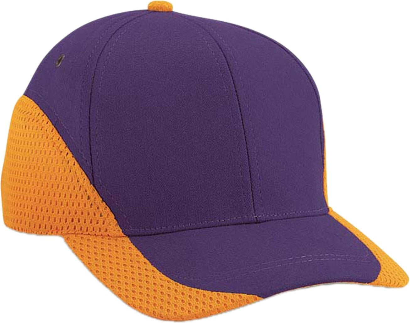 Cobra Cap Egm 6 Panel Structured Edged Mesh - Purple Gold