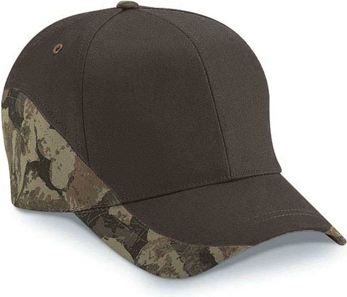 Cobra Cap Etv-c 6 Panel Edged Twill Camo - Olive Bs - Olivebs