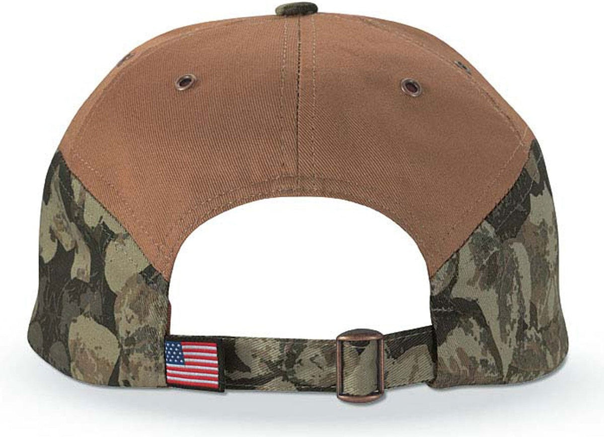 Cobra Cap Etv-c 6 Panel Edged Twill Camo - Olive Bs - Olivebs