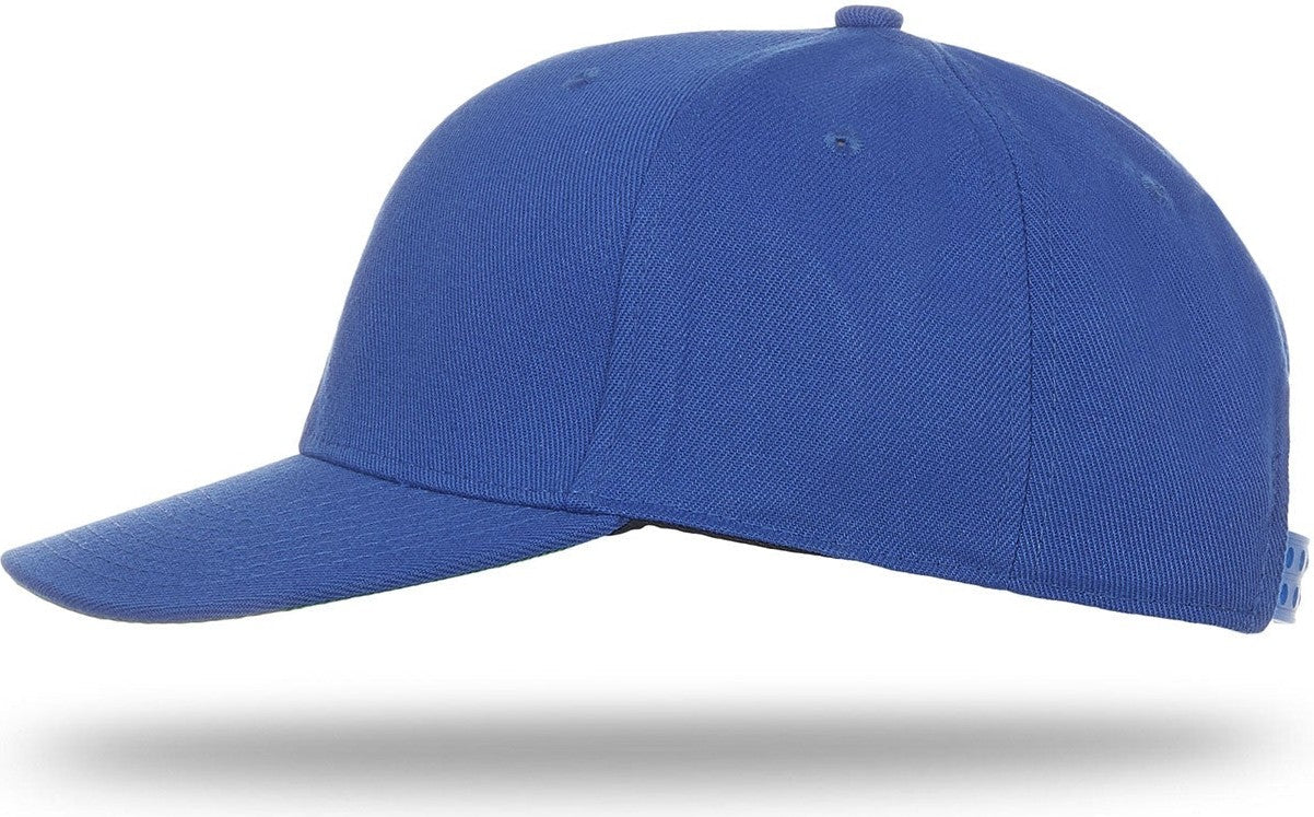 Cobra Cap Fb-6 6 Panel Wool Blend Flat Bill - Royal