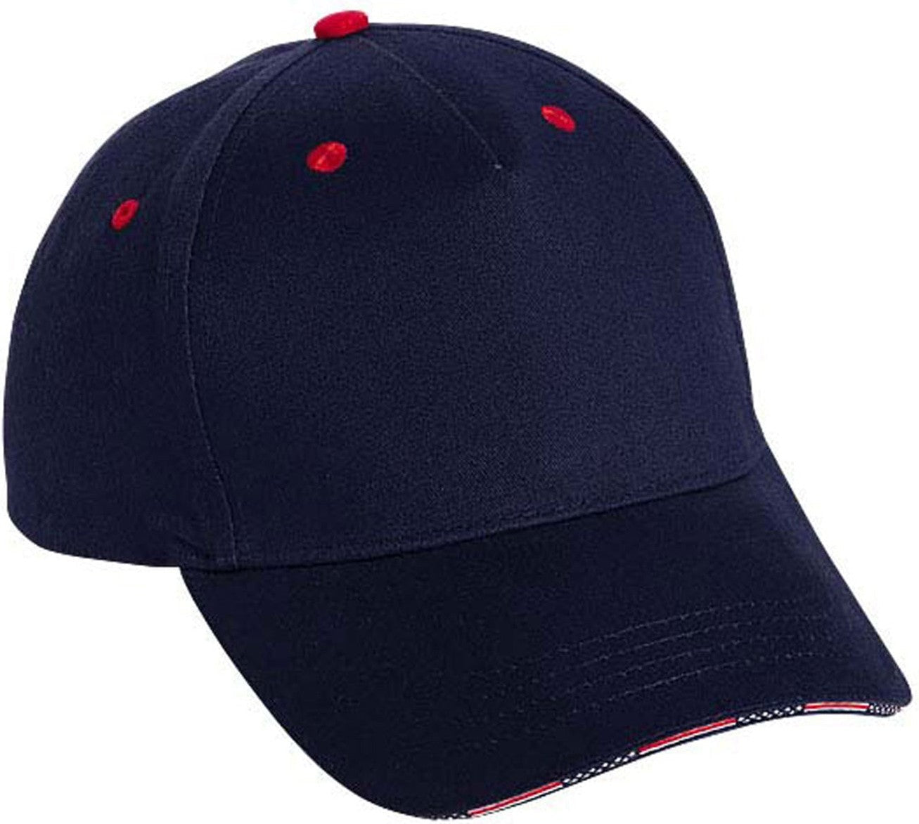 Cobra Cap Flag-5 5 Panel Flag Sandwich - Navy
