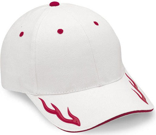 Cobra Cap Fsn-6 6 Panel Fusion 3d Pattern - Horn White