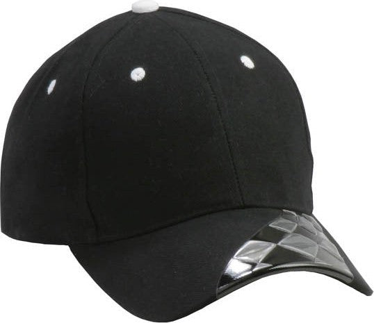 Cobra Cap Fsn-6 6 Panel Fusion 3d Pattern - Track Black - Trackblack