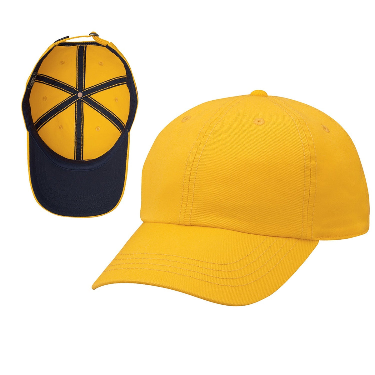 Cobra Cap Gap-r Gap Style Chino Washed Relaxed - Lemon-navy - Lemon Navy