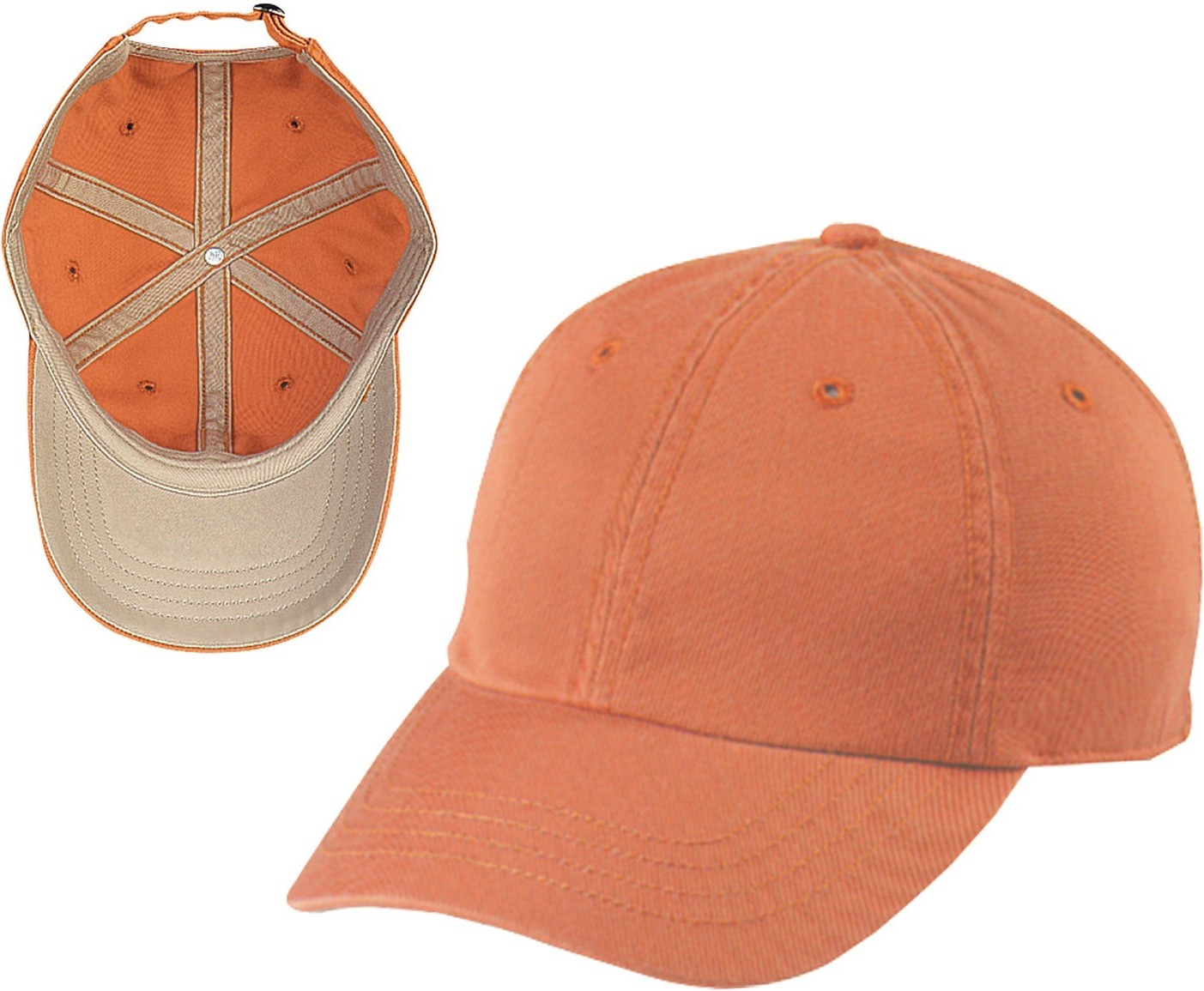 Cobra Cap Gap-r Gap Style Chino Washed Relaxed - Tangerine Khaki