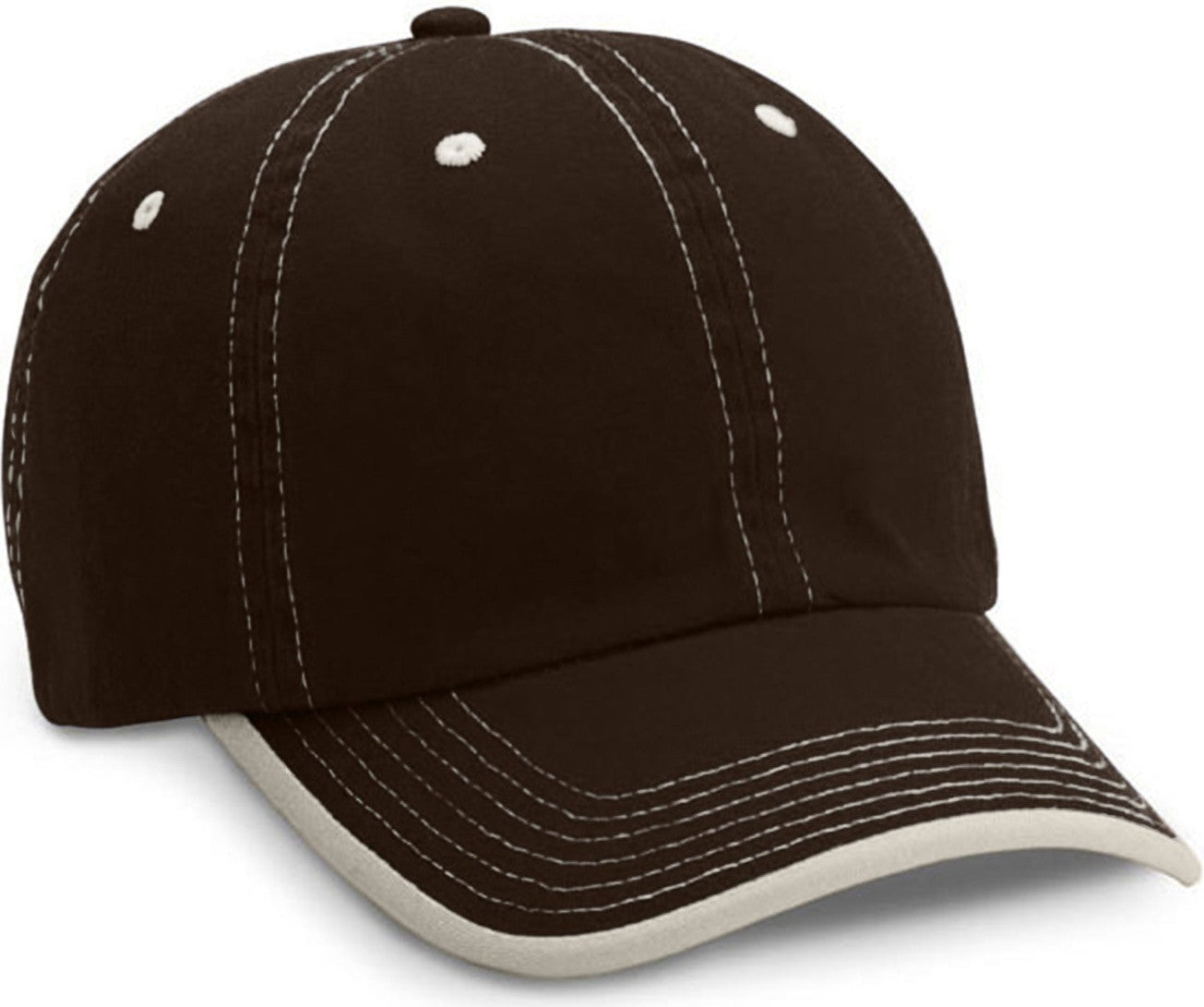 Cobra Cap Gp-u Gap Rollup Visor Contrasting - Brown Stone