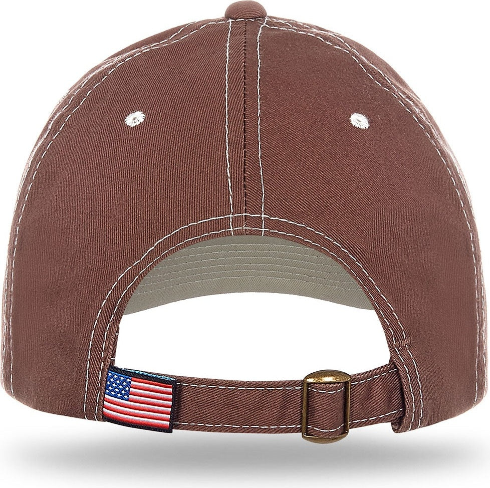 Cobra Cap Gp-u Gap Rollup Visor Contrasting - Brown Stone