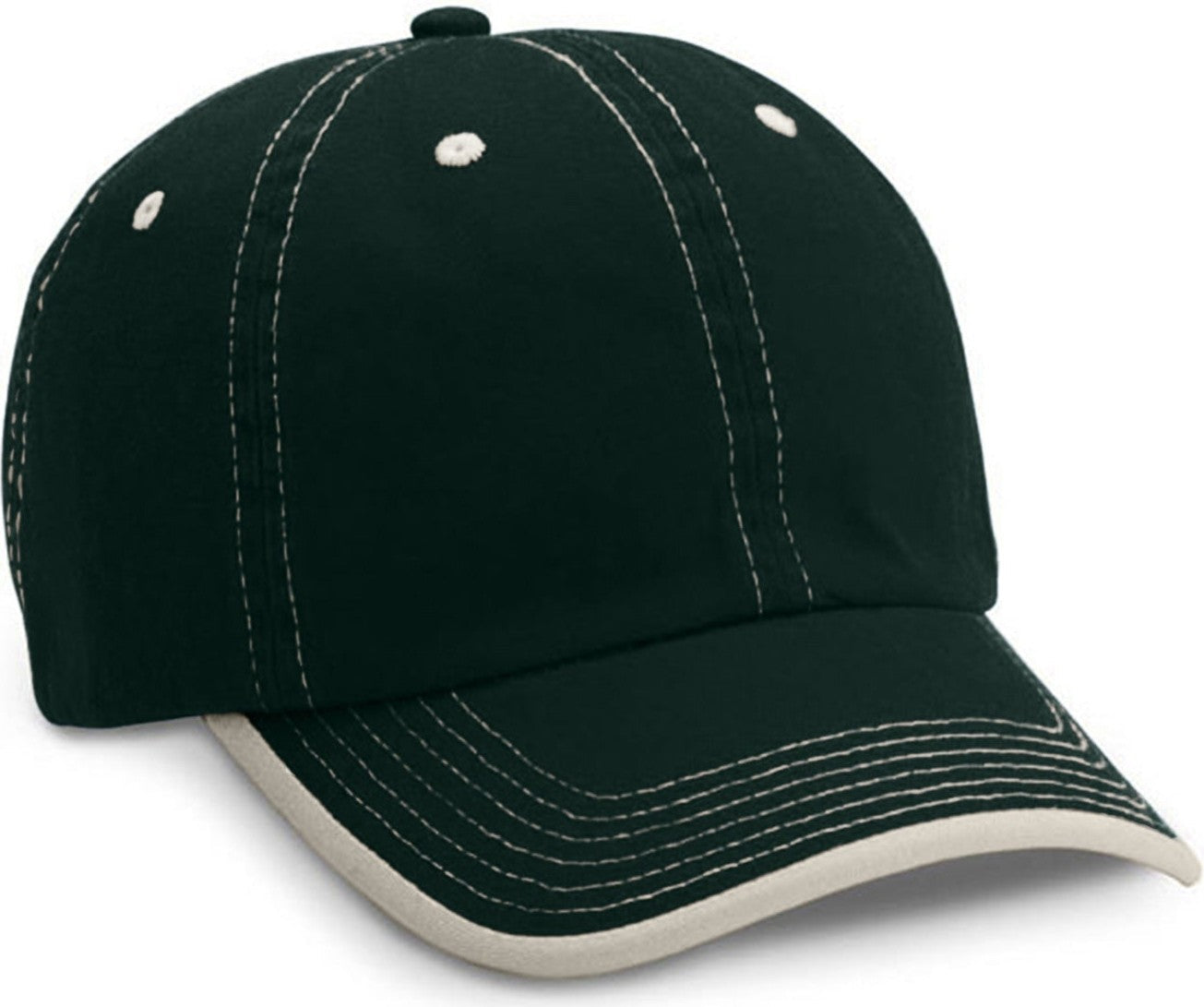 Cobra Cap Gp-u Gap Rollup Visor Contrasting - Dark Green Stone