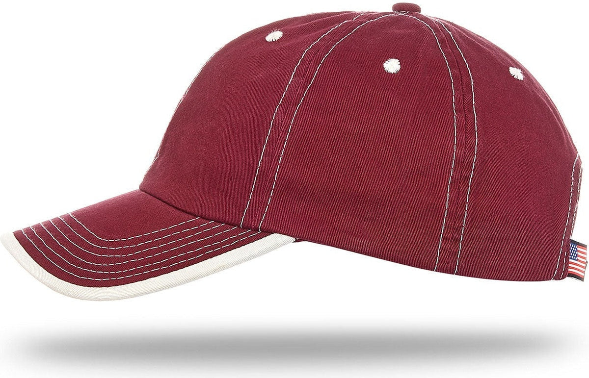 Cobra Cap Gp-u Gap Rollup Visor Contrasting - Maroon Stone