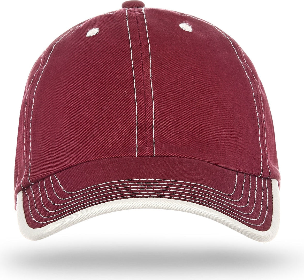 Cobra Cap Gp-u Gap Rollup Visor Contrasting - Maroon Stone
