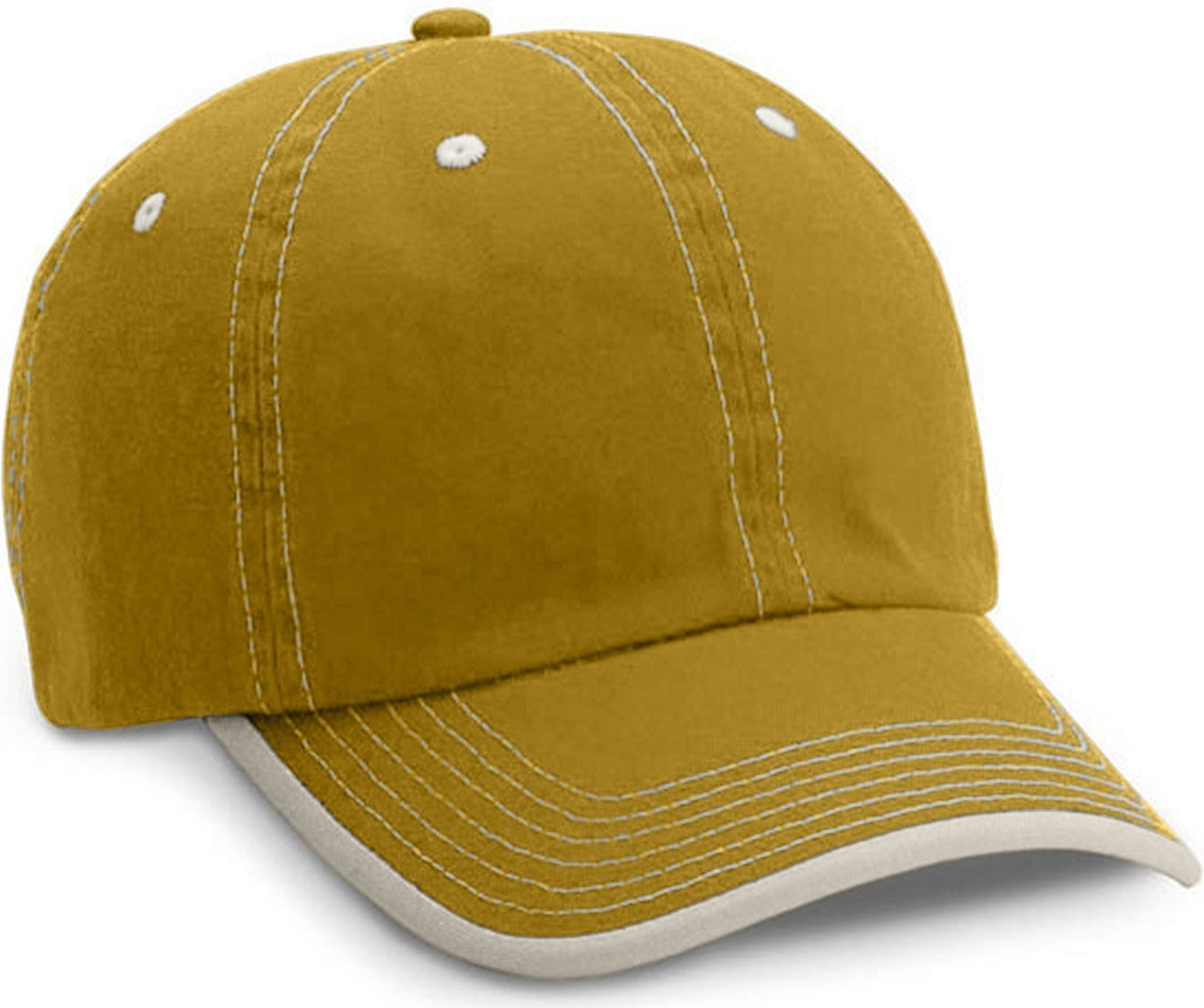 Cobra Cap Gp-u Gap Rollup Visor Contrasting - Mustard Stone