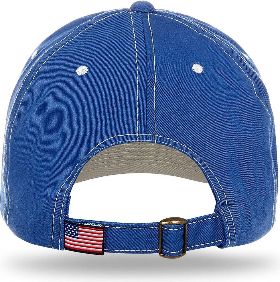 Cobra Cap Gp-u Gap Rollup Visor Contrasting - Royal Stone