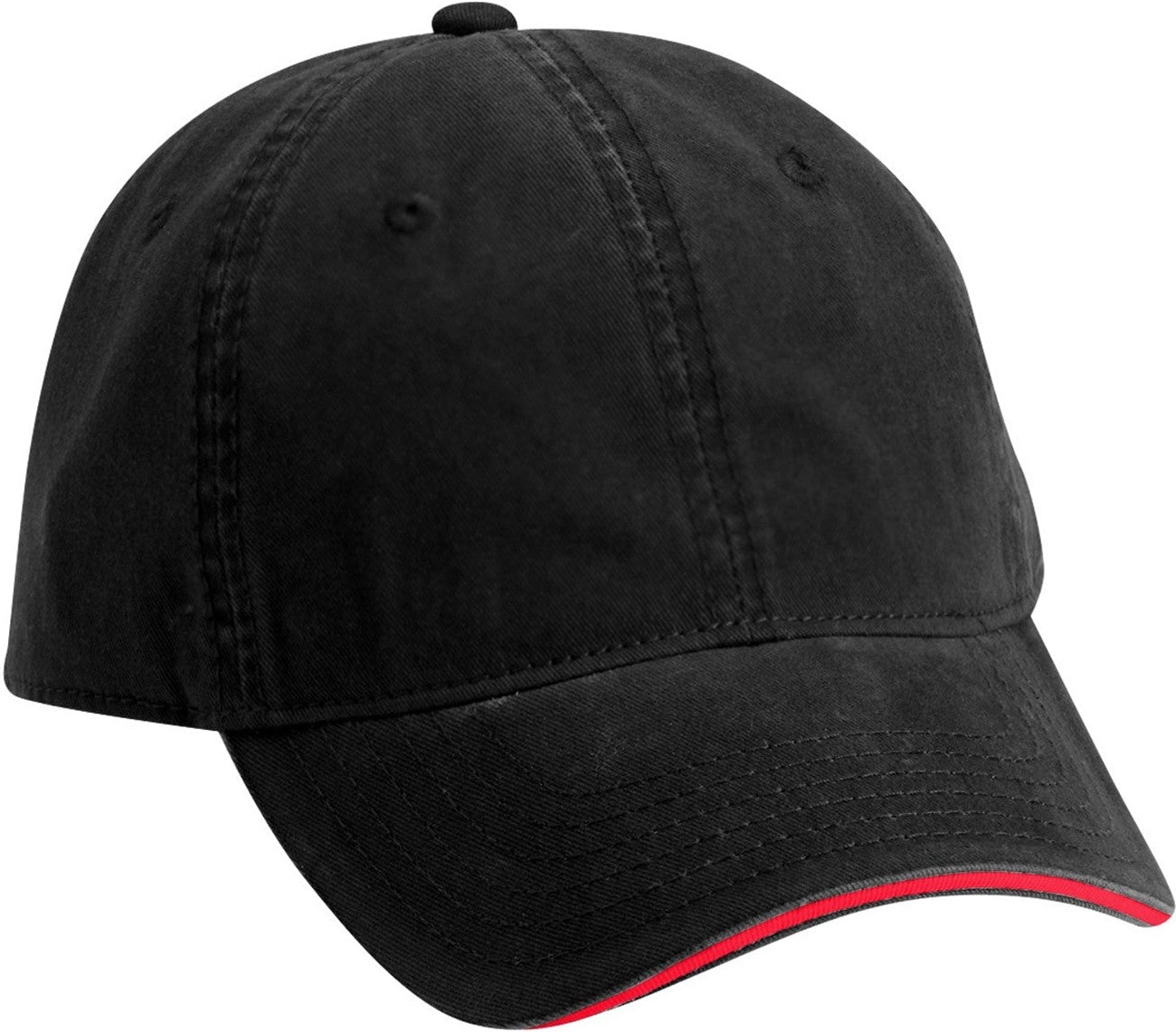 Cobra Cap Gpr-s Gap Washed Peached Sandwiched - Black Red
