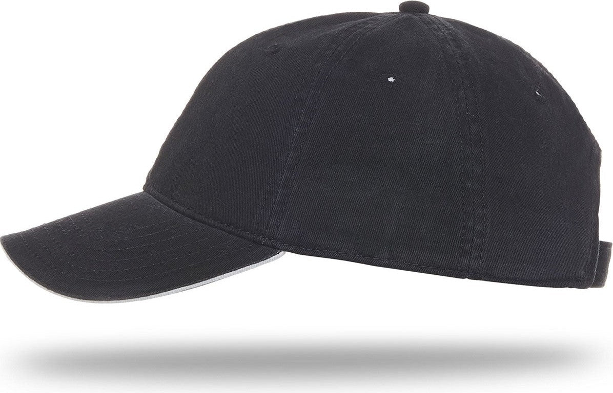 Cobra Cap Gpr-s Gap Washed Peached Sandwiched - Black White