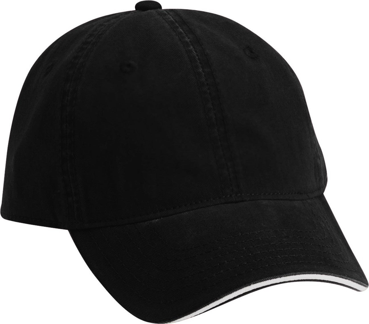 Cobra Cap Gpr-s Gap Washed Peached Sandwiched - Black White Youth Teen