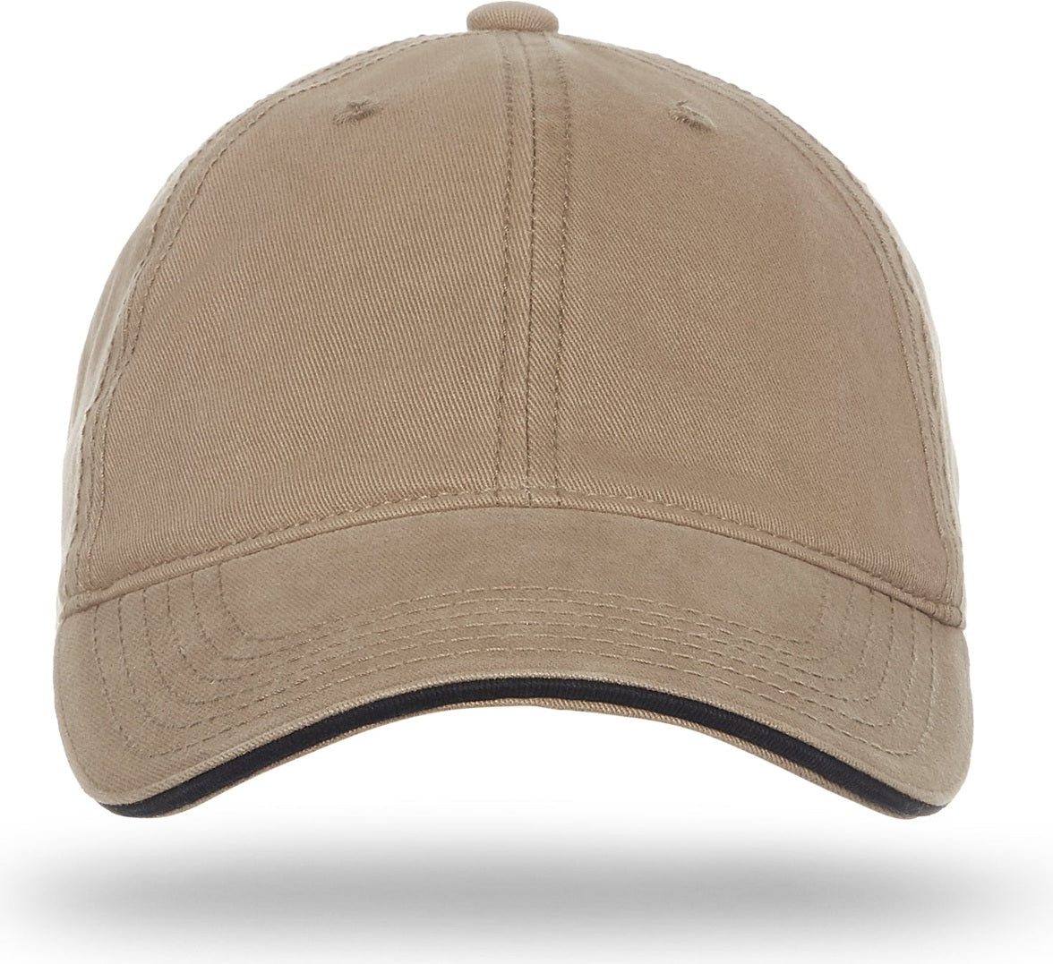 Cobra Cap Gpr-s Gap Washed Peached Sandwiched - Khaki Black Youth Teen - Khakiblackyouthteen