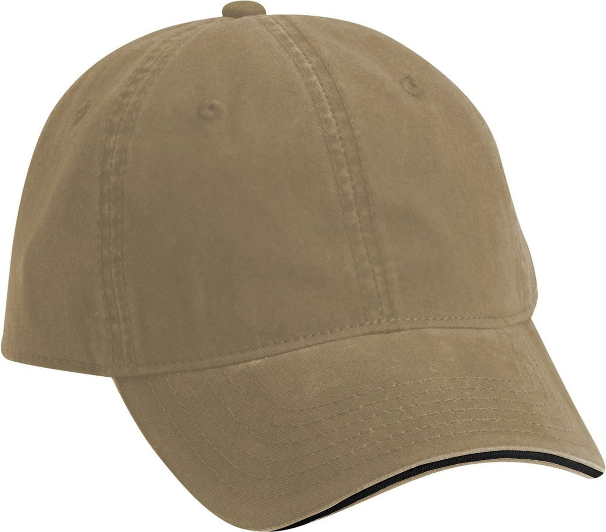 Cobra Cap Gpr-s Gap Washed Peached Sandwiched - Khaki Black Youth Teen - Khakiblackyouthteen