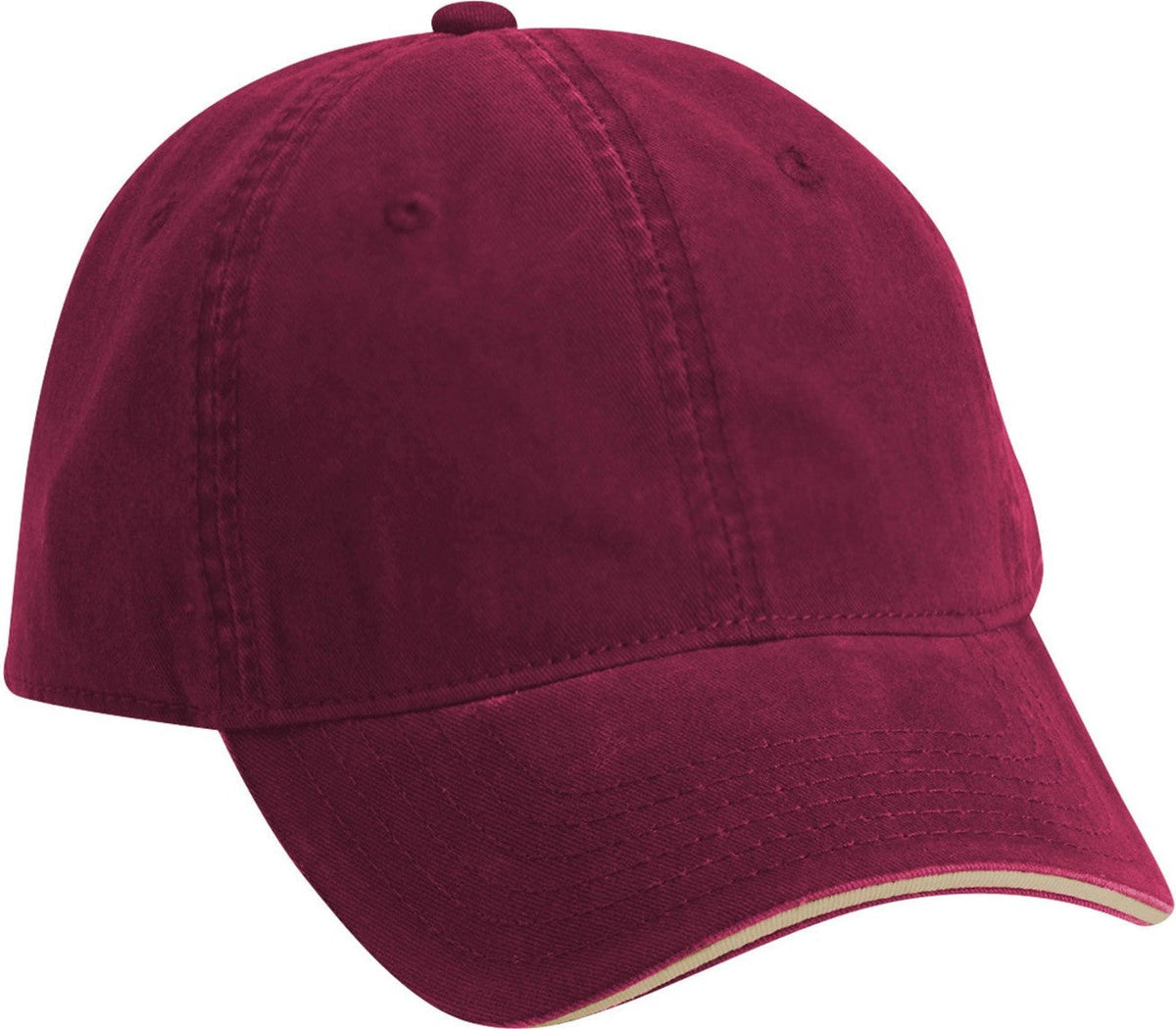 Cobra Cap Gpr-s Gap Washed Peached Sandwiched - Maroon Khaki