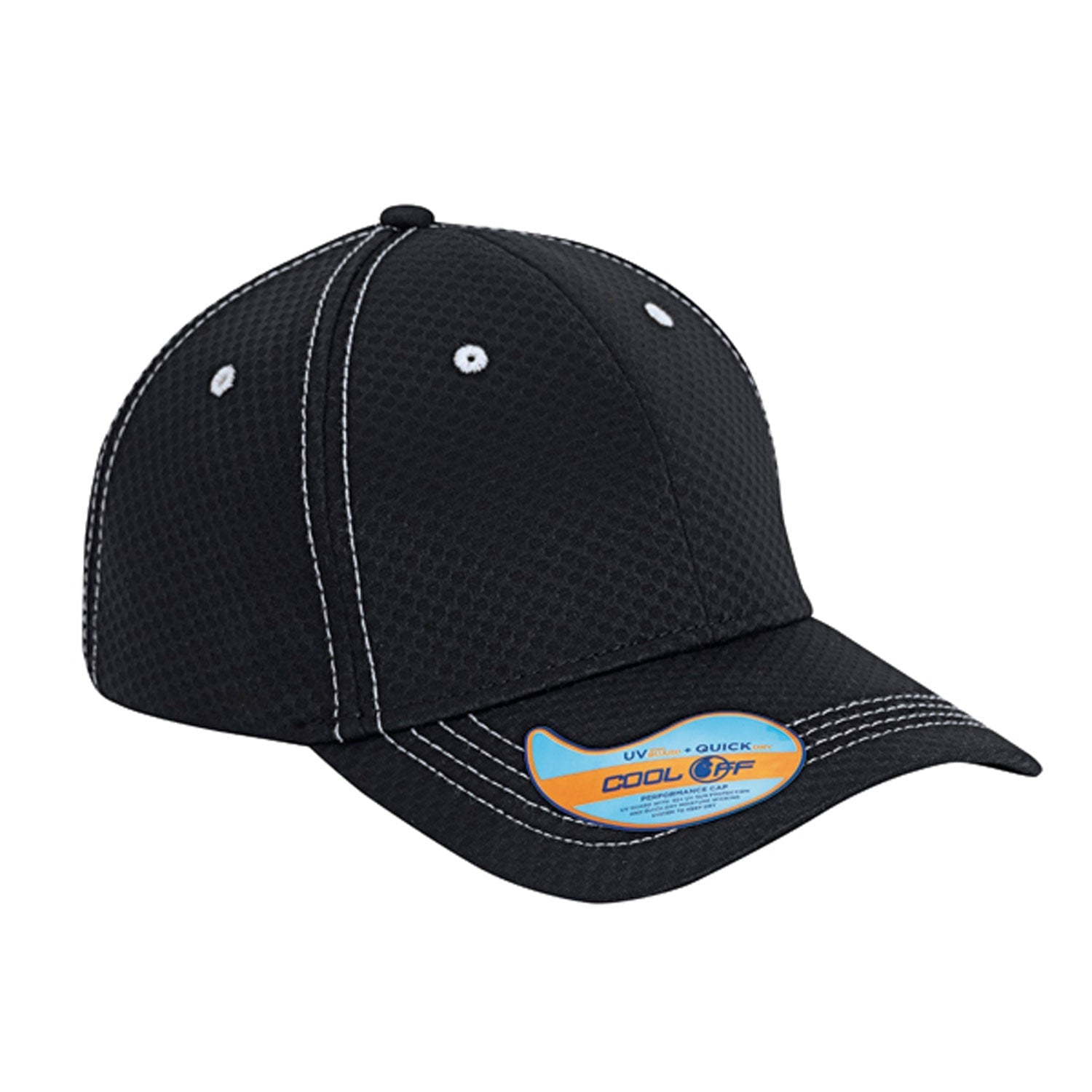 Cobra Cap Hbm 6 Panel Hexagon Cool off - Black