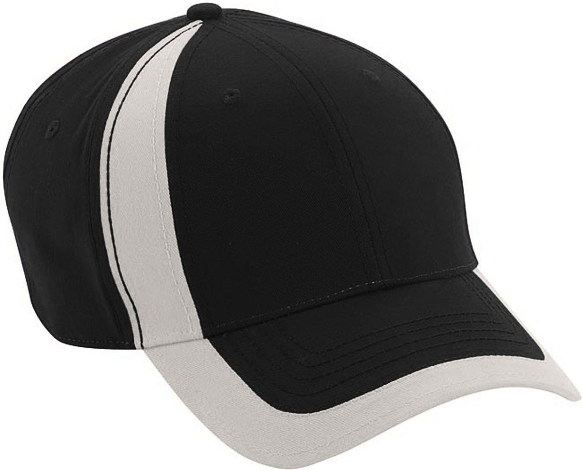 Cobra Cap Hook Brushed Cotton - Black Gray