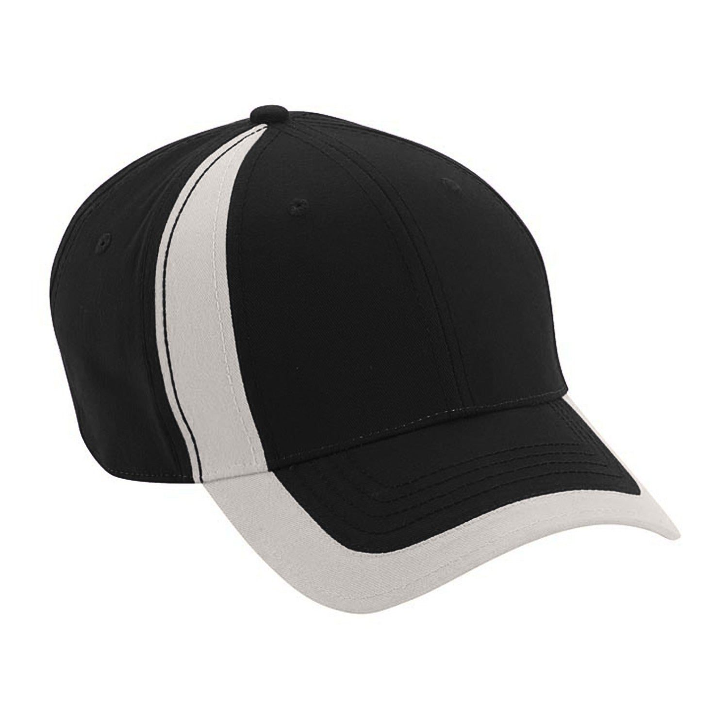 Cobra Cap Hook Brushed Cotton - Black Gray