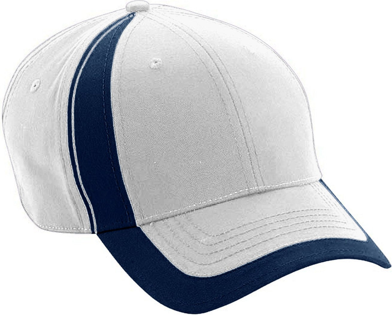 Cobra Cap Hook Brushed Cotton - White Navy