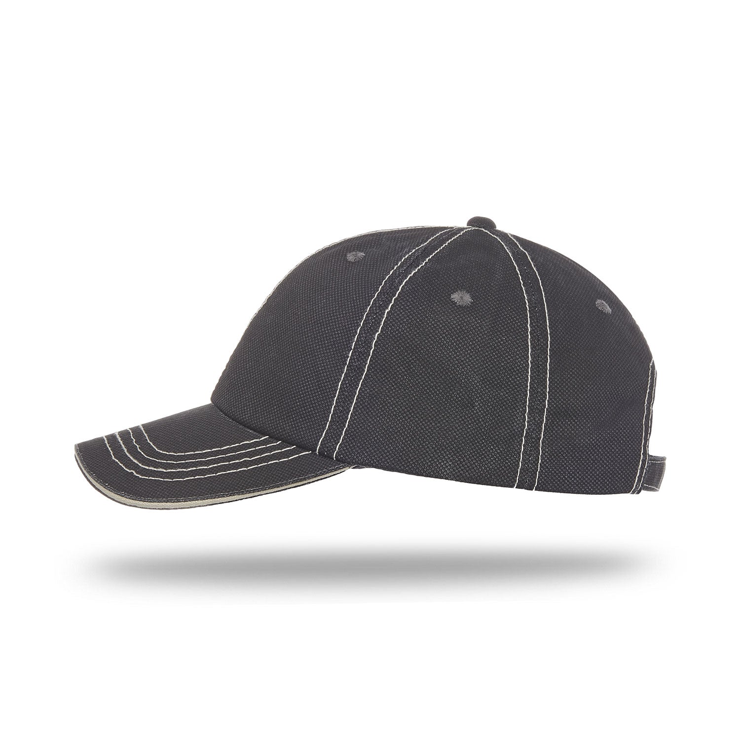 Cobra Cap Jcs Washed Jacquard Sandwich - Black Stone