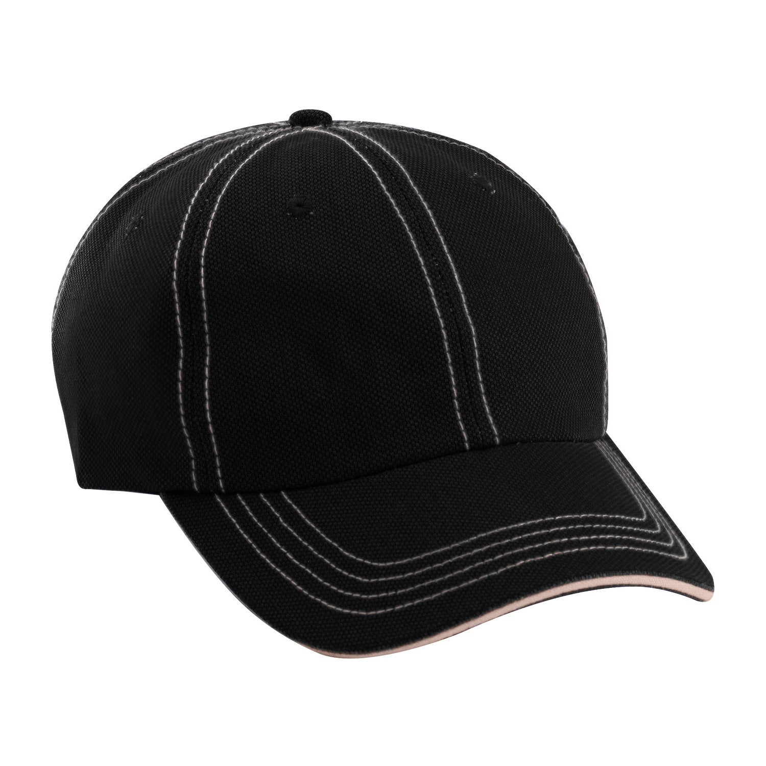 Cobra Cap Jcs Washed Jacquard Sandwich - Black Stone