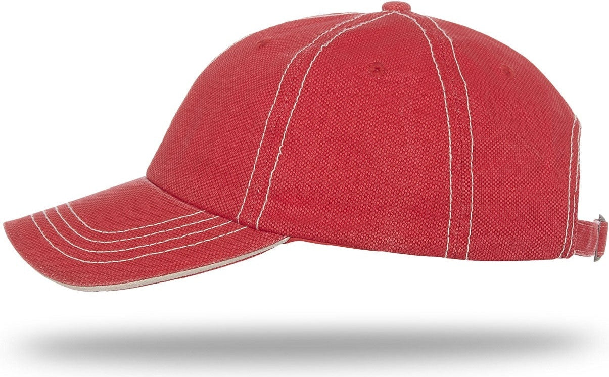 Cobra Cap Jcs Washed Jacquard Sandwich - Brightred Stone