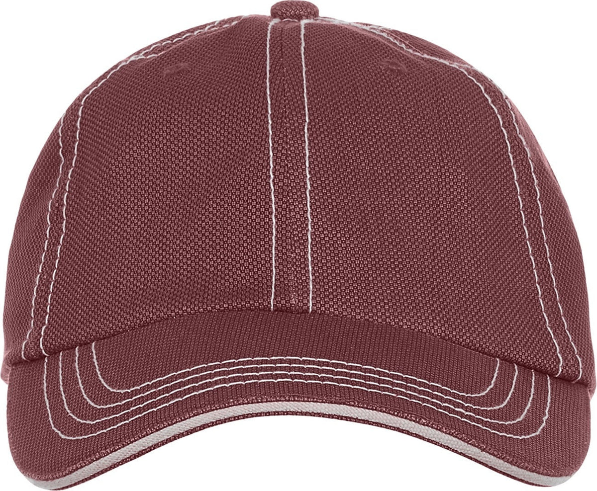 Cobra Cap Jcs Washed Jacquard Sandwich - Maroon Stone