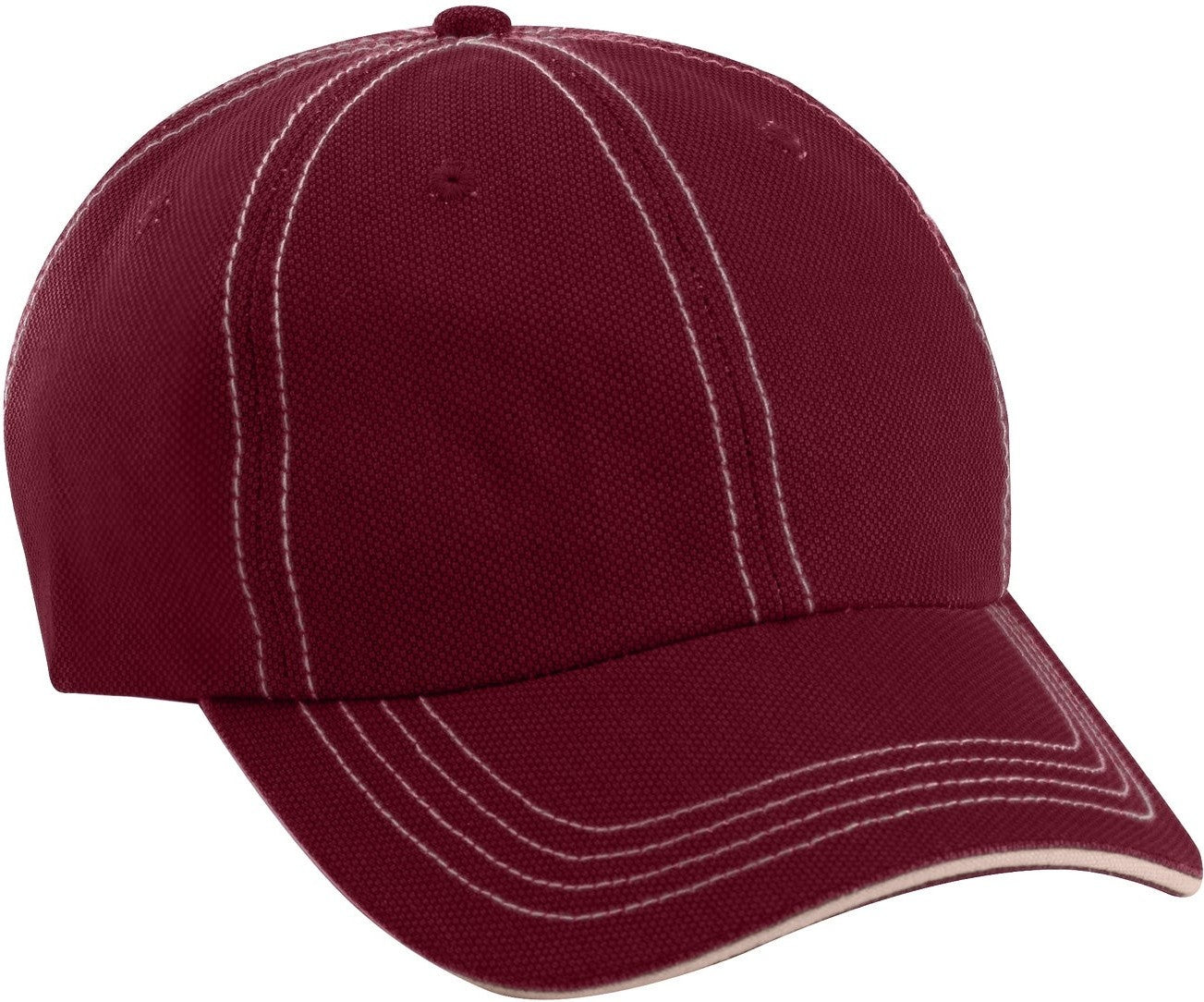 Cobra Cap Jcs Washed Jacquard Sandwich - Maroon Stone