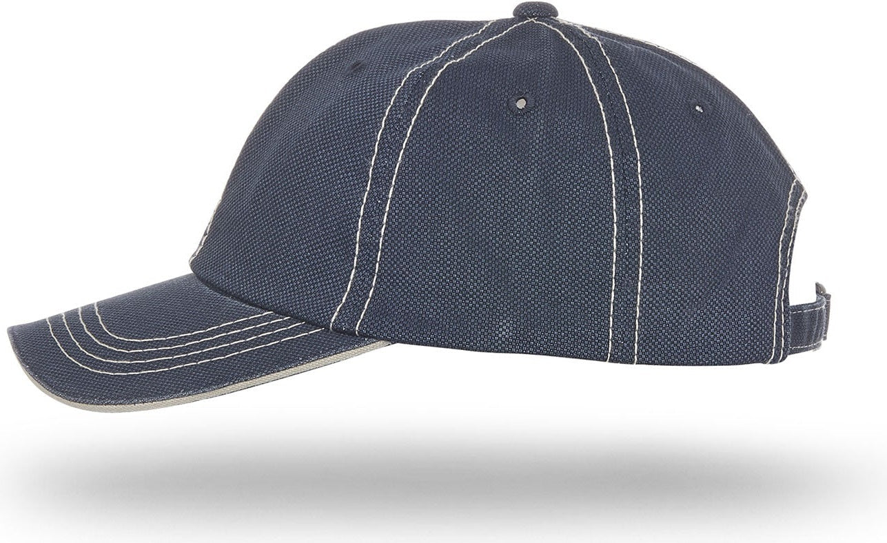 Cobra Cap Jcs Washed Jacquard Sandwich - Navy Stone