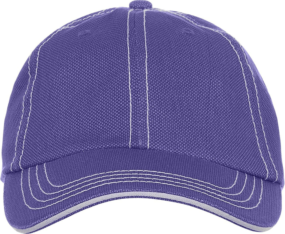 Cobra Cap Jcs Washed Jacquard Sandwich - Purple Stone