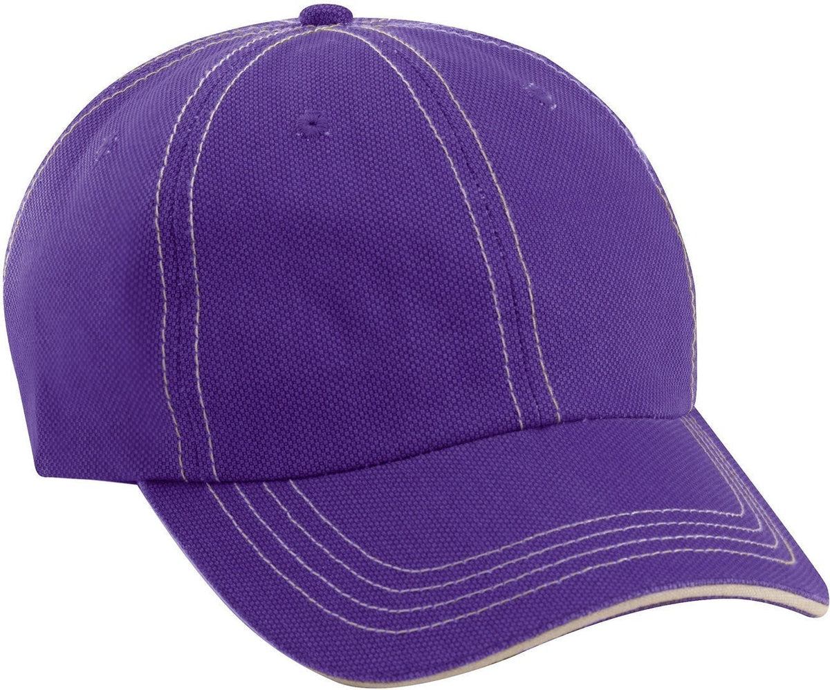 Cobra Cap Jcs Washed Jacquard Sandwich - Purple Stone