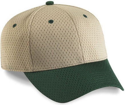 Cobra Cap Pam-2 6 Panel Pro Athletic Mesh 2tone - Khaki Dark Green